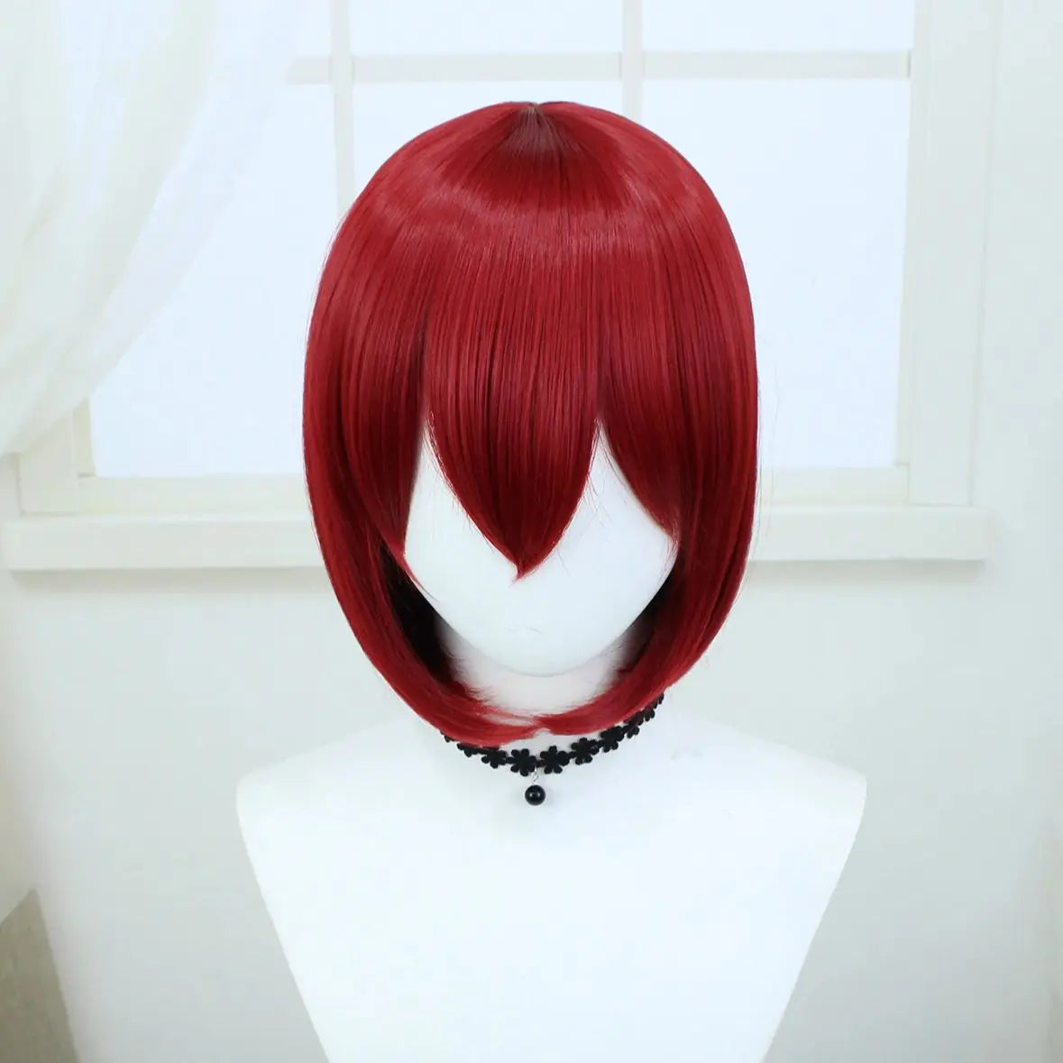 Short 11.8 Inches Straight Synthetic Wig for Cosplay