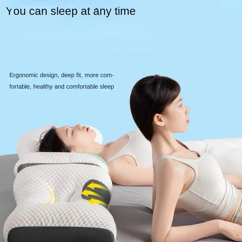 Super 3D Ergonomic Pillow Sleep Neck Pillow Protects