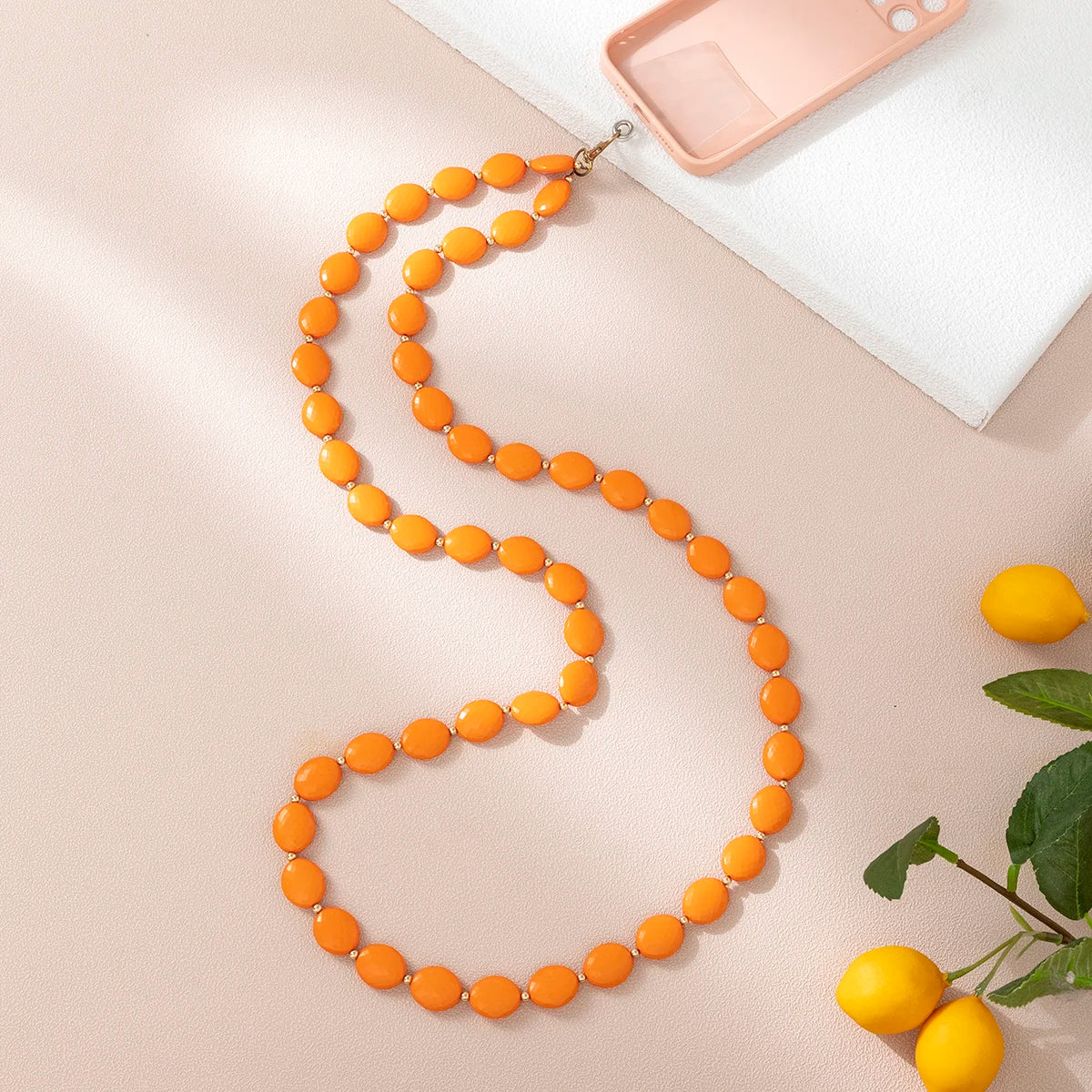 Fashion 120cm Telephone Strap Long Style Acrylic Slant