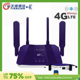 TIANJIE 4G SIM Card Router Wireless WIFI Modem