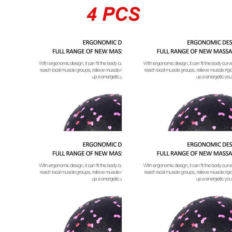 1/2/4PCS Fitness Ball Double Lacrosse Massage Ball Set