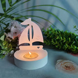 Life Tree Sailing Fish Ornaments Candle Holder Silicone