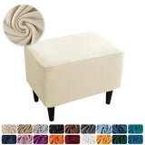 Velvet Stretch Wingback Chair Covers Wing Armchair Cover