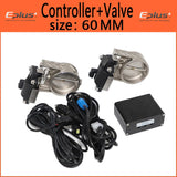 EPLUS Car Exhaust Pipe Electronic Valve Kit Universal