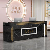 Modern Cash Register Clothing Store Counter Reception Desks