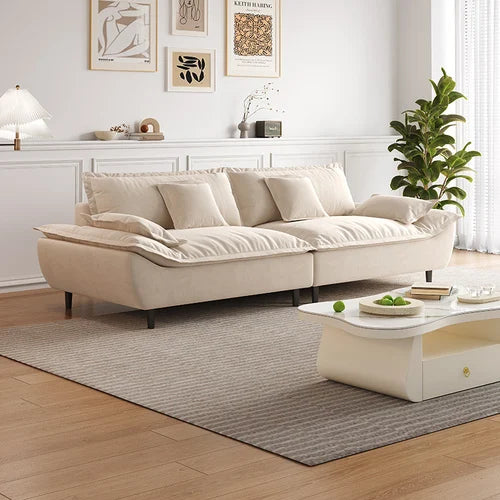 Cream Theater Nordic Living Room Sofas Upholstered Theater