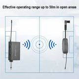 Professional Baomic TR15 Saxophone UHF Wireless Microphone System