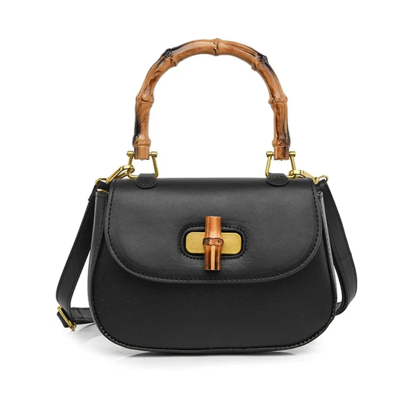 Fashion Bamboo Handle Handbags Designer Women Shoulder Bags