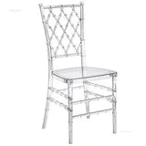 Home Transparent Dining Chair Hotel Crystal Chair Commercial