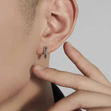 For Men, S925 Silver Needle Earrings For Men
