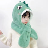 Doitbest Cartoon Dinosaur Children Winter Hats Beanies Set