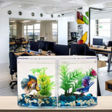 Acrylic Guppy Fish Tank Two-part Aquarium Betta Small
