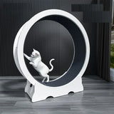 Interactive Cat Running Wheel for Indoor Exercise and