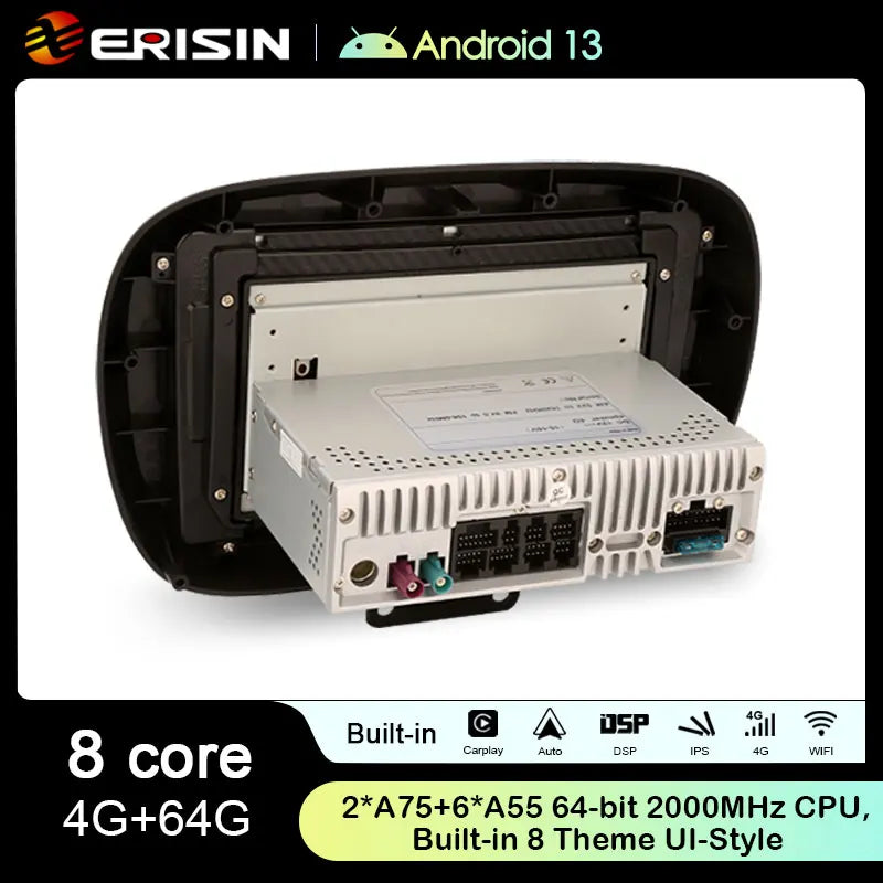 Erisin ES8950F IPS CarPlay Auto Android 13.0 Car