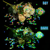 300/500 Pcs Garden Decoration Pebbles Luminous Stone Glow