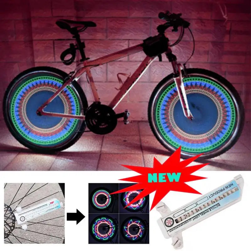 New Bicycle Spoke Lights Induction LED Colorful Bike