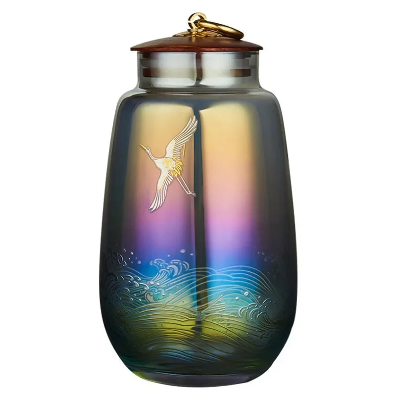 Pet Urn for Ashes Cat Glass for Human