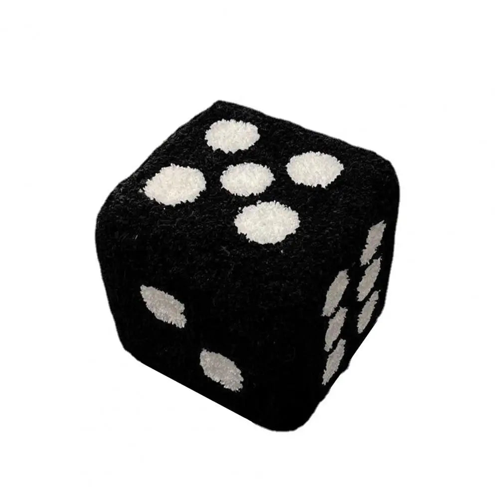 Cubic Imitation Lamb Wool Funny Shoes Stool Bedroom