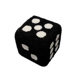 Cubic Imitation Lamb Wool Funny Shoes Stool Bedroom