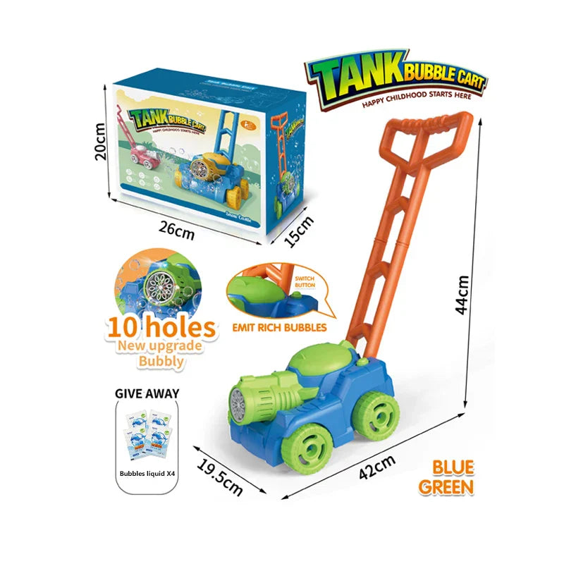 Bubble Blowing Cart Toys Electric Soap Bubble Machine