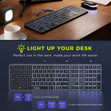 Jomaa Full-Size Backlight Wireless Keyboard and Mouse Combo