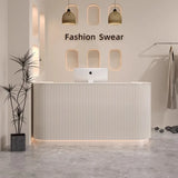 Modern Simple Reception Desk Proffesional Light Luxury Institute