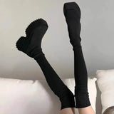 Autumn Winter Women's Over The Knee Sock Boots