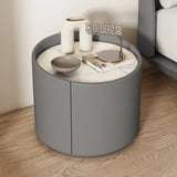 Italian Luxury Nightstands Minimalist Round Nordic Organizers Side