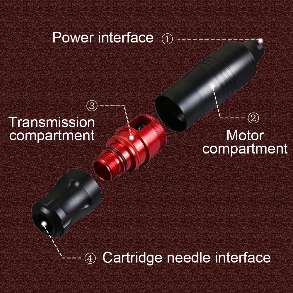 Tattoo Machine Pen Kits Power Supply Rotary Gun