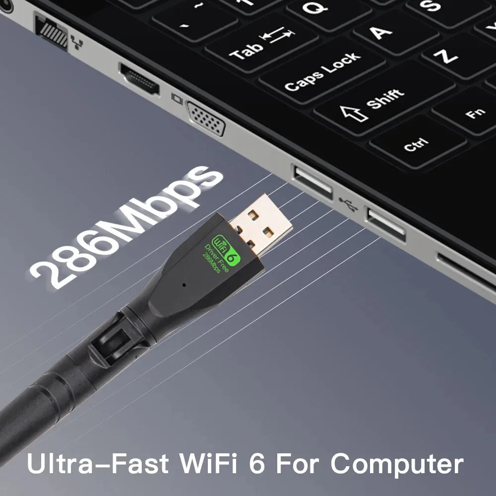 WIFI 6 USB Adapter AX300 Wireless Adapter Wlan