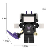 Skibidi Toilet Mini Building Block Anime Action Figure