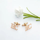 Personalized Engraved Tie ClipCufflinks for Men Customized DIY