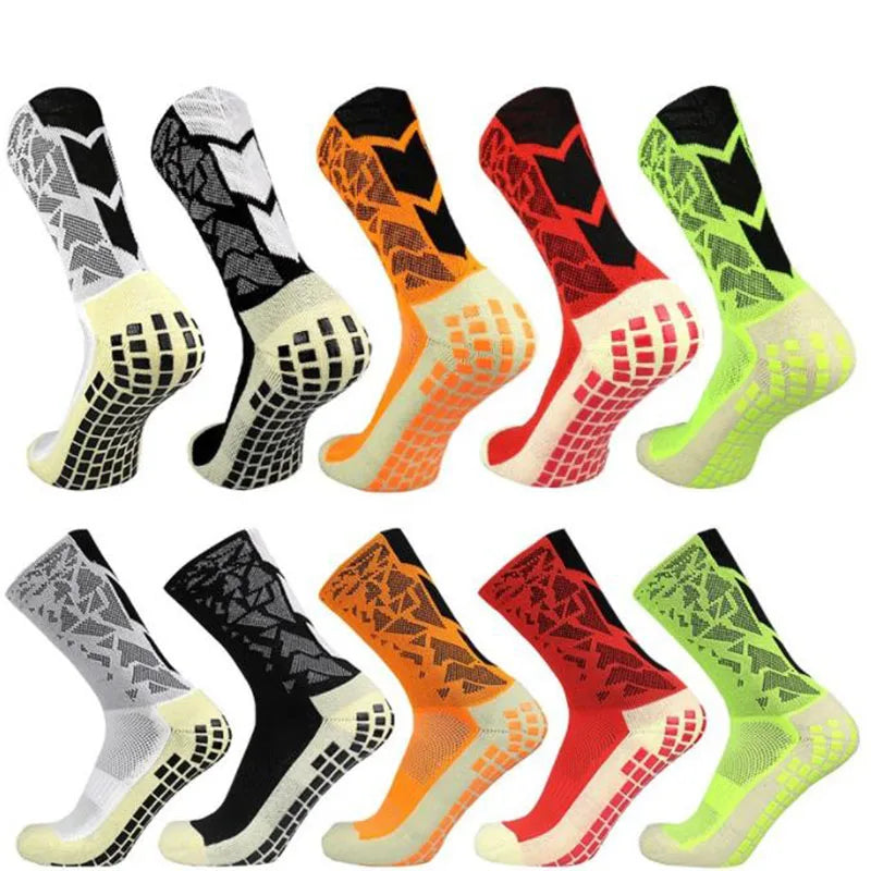 6 Pairs Football Socks Men Women Sports Socks