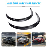 2pcs Universal Arch Wheel Eyebrow Fender Strip Lip