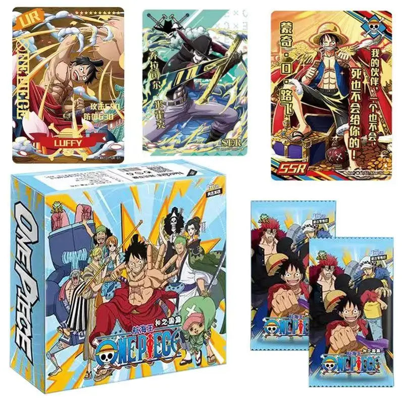 One Piece Collection Cards Anime Trading Game Luffy