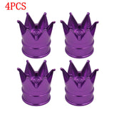14PCS Creative Crown Aluminum Car Wheel Tyre Tire