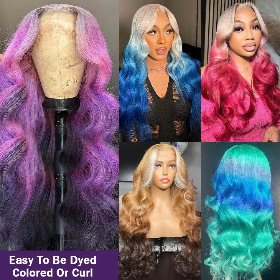250% 13x4 13x6 HD Lace Front Wig 613