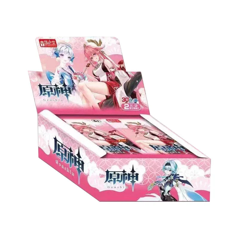 Genshin Impact Cards Anime TCG Game Collection Pack
