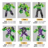 Transformation 6 in 1 Model MINI Devastator 22CM