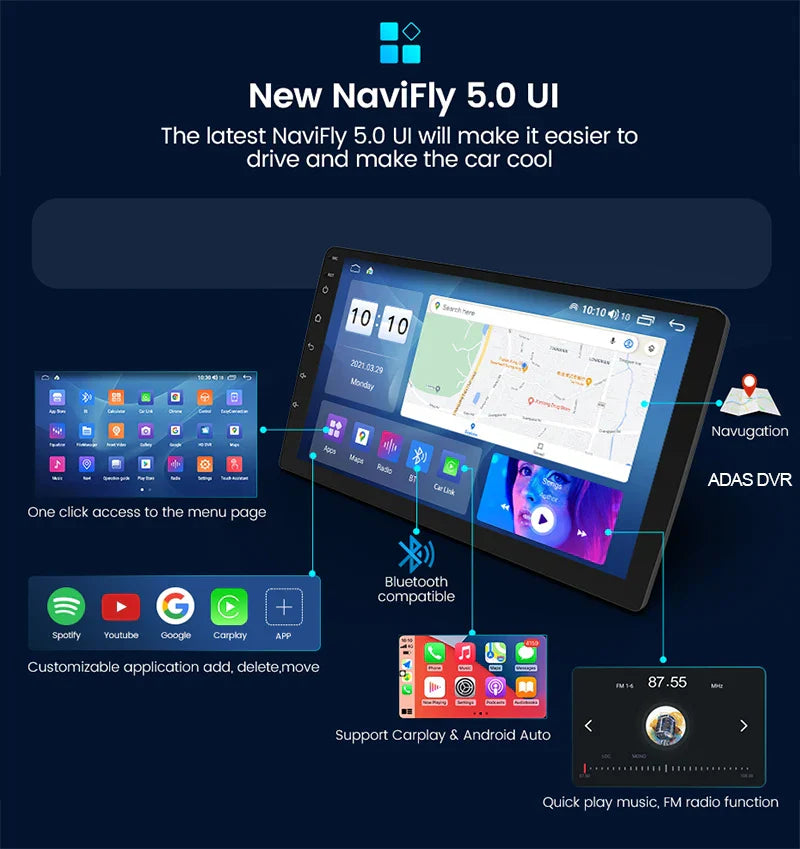 NaviFly 7862S Android All In One For SsangYong