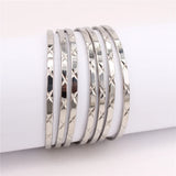 Classic and trendy stainless steel bracelet 7piece combination