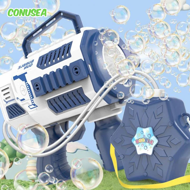Automatic Bubble Gun 12hole with Large Backpack Summer