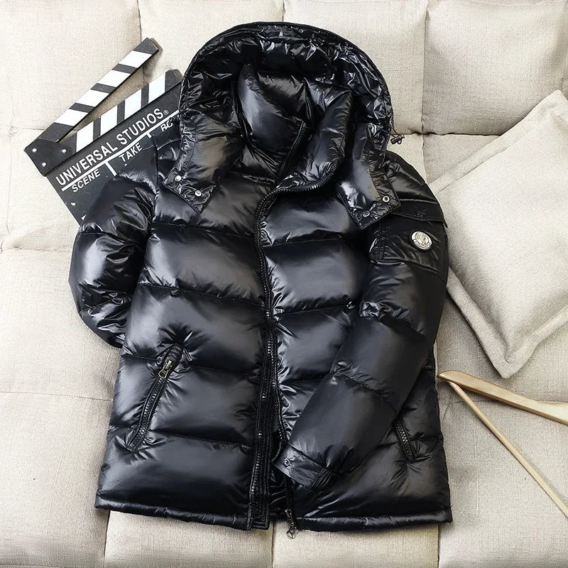 2023 Winter Men's Down Jacket Light Luxury Thick