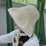 Versatile Lace Edged Vintage Hat Fashion Lace Edged