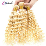 Elfriede #613 Blonde Deep Wave Bundles with Frontal