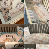 LVYZIHO Custom Name / Image Baby Crib Bedding