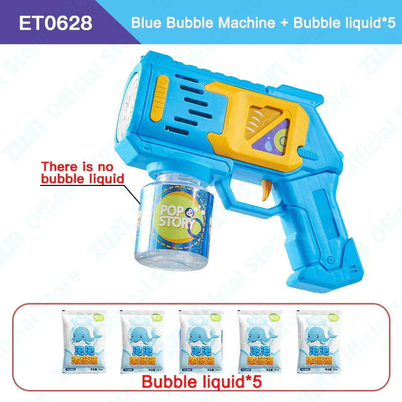 Children Bubble Gun Toy Astronaut Fully Automatic Bubble