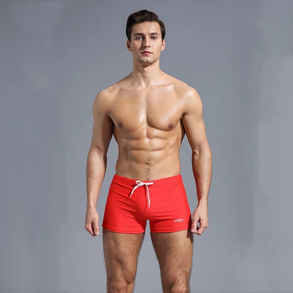 WY22 sexy soild color board tight men swimwear