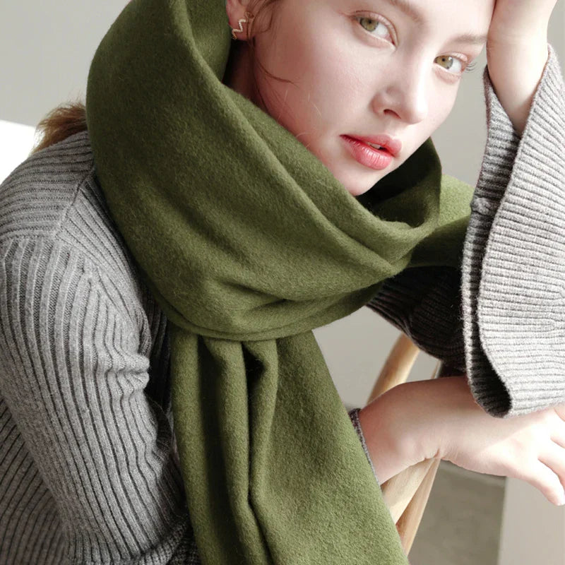 Solidlove Wool Winter Scarf Women Scarves Adult Scarves