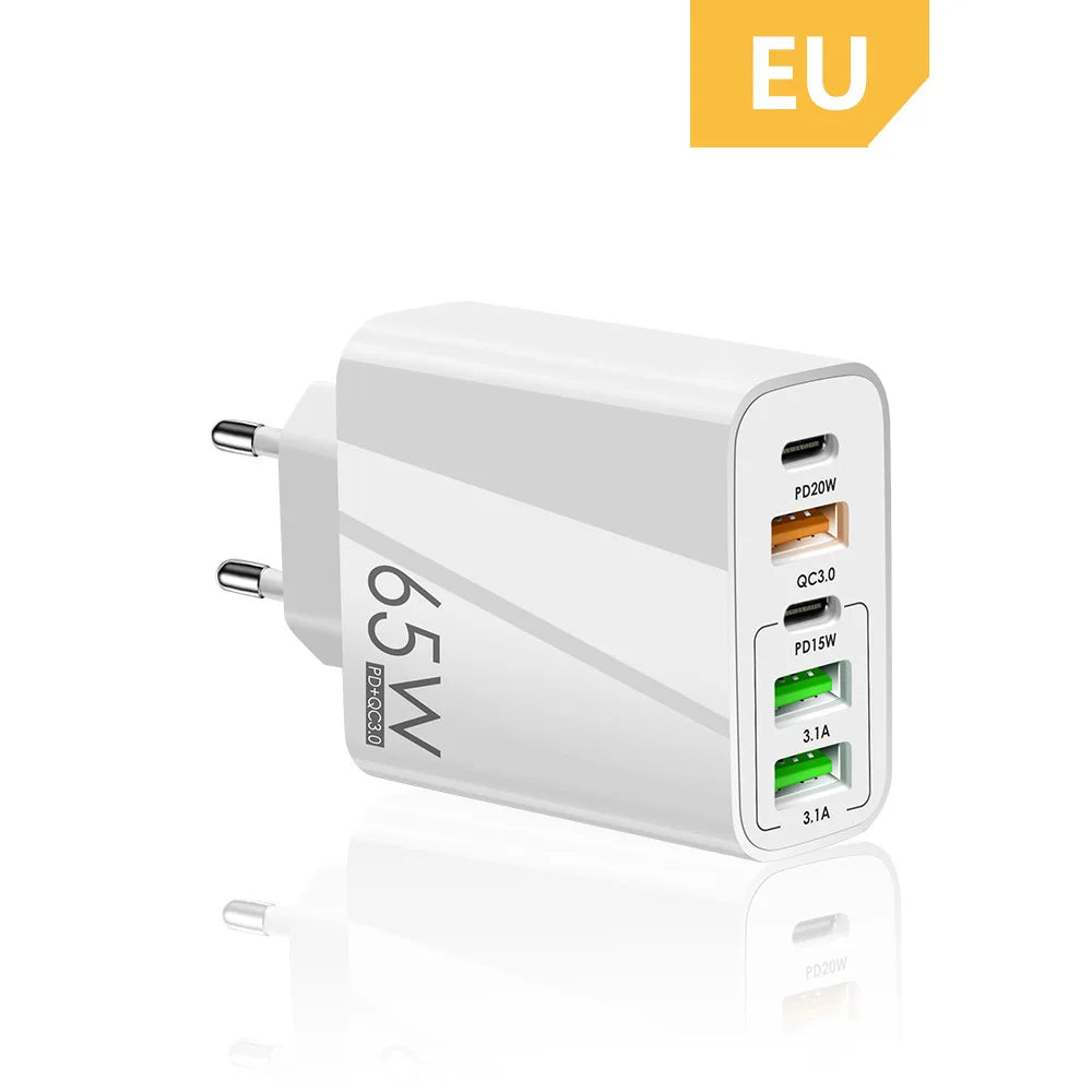 USB C Charger Fast Charging 65W Type C